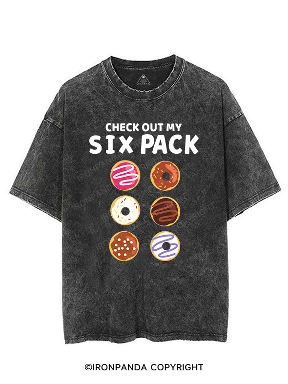 CHECK OUT MY SIX PACK VINTAGE GYM SHIRT