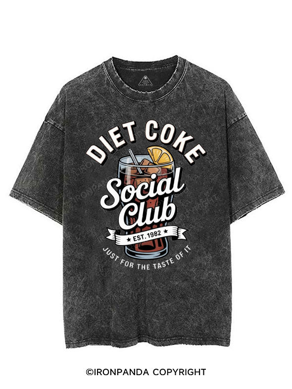 DIET COKE SOCIAL CLUB JUST FOR THE TASTE OF IT VINTAGE GYM SHIRT