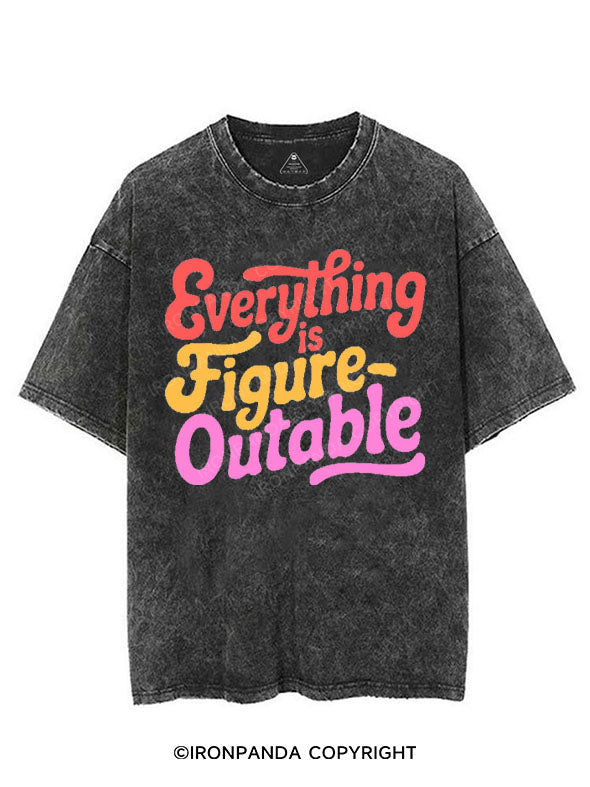 EVERYTHING IS FIGUREOUTABLE VINTAGE GYM SHIRT