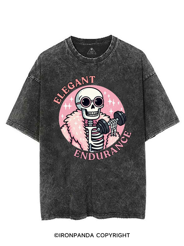 ELEGANT ENDURANCE VINTAGE GYM SHIRT