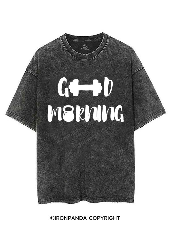 GOOD MORNING VINTAGE GYM SHIRT