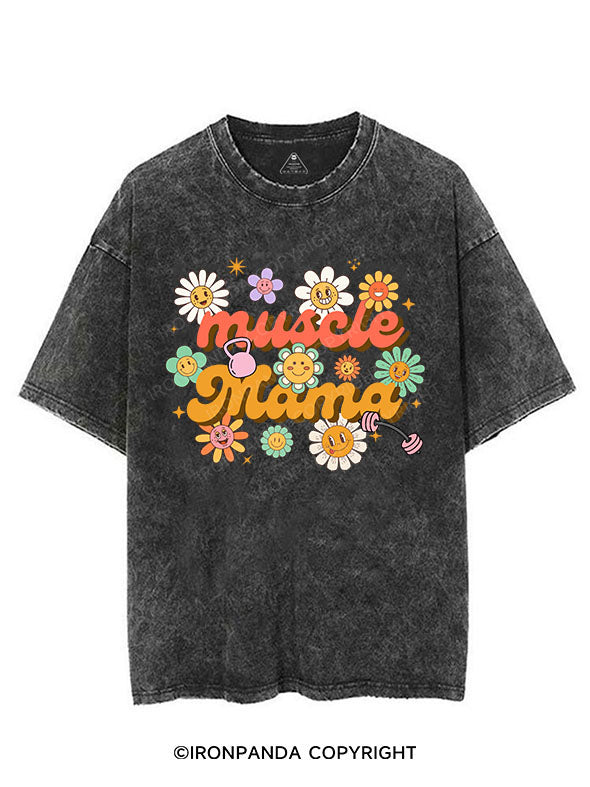 MUSCLE MAMA VINTAGE GYM SHIRT