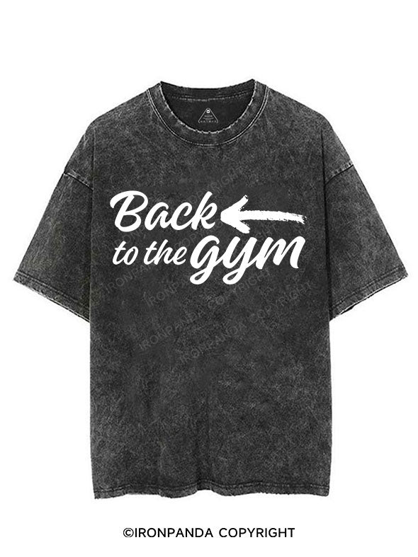 BACK TO THE GYM VINTAGE GYM SHIRT