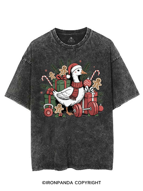 GOOSE'S MERRY MUSCLE TIME VINTAGE GYM SHIRT