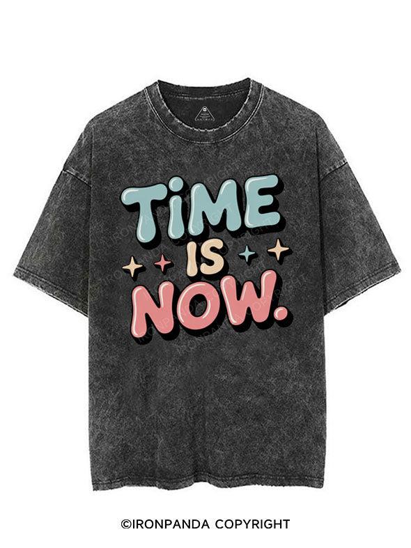 TIME IS NOW VINTAGE GYM SHIRT