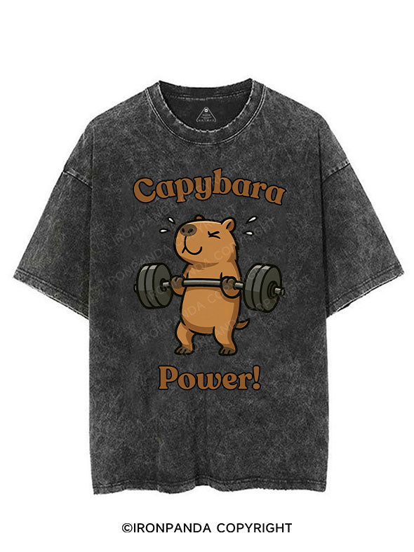 CAPYBARA POWER! VINTAGE GYM SHIRT