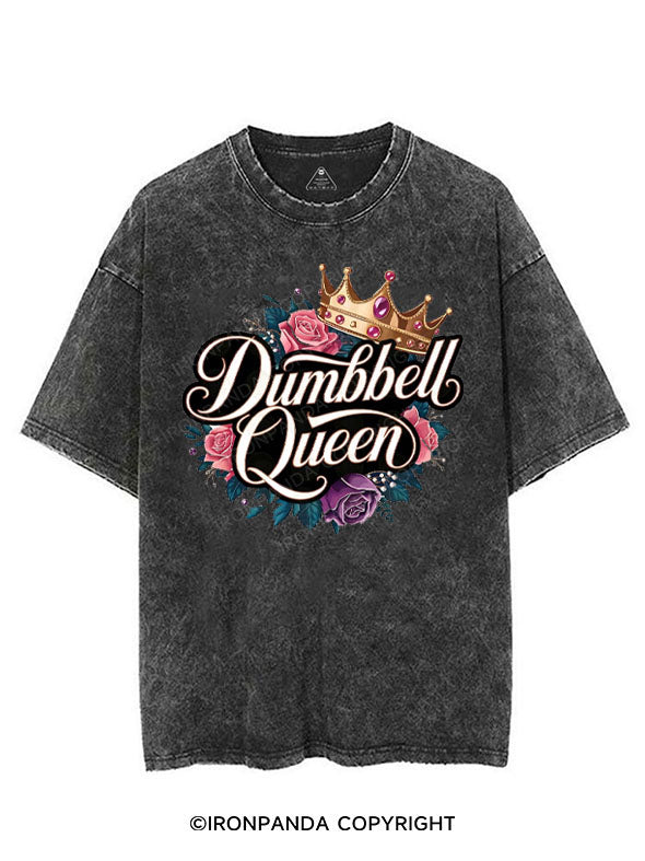 DUMBBELL QUEEN VINTAGE GYM SHIRT