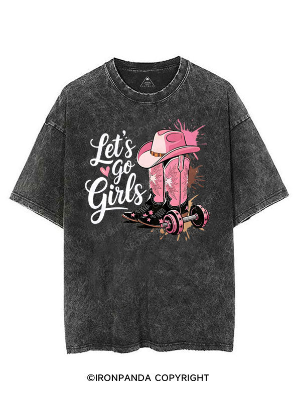 LET'S GO GIRLS VINTAGE GYM SHIRT