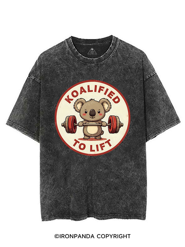 KOALIFIED TO LIFT VINTAGE GYM SHIRT