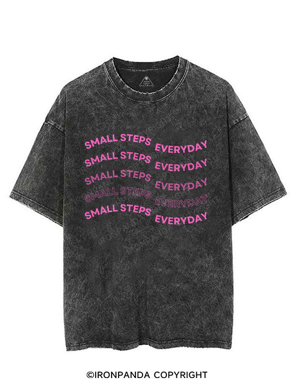 SMALL STEPS EVERYDAY VINTAGE GYM SHIRT