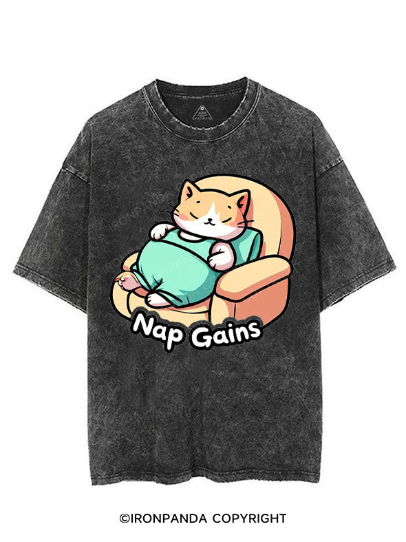 NAP GAINS VINTAGE GYM SHIRT