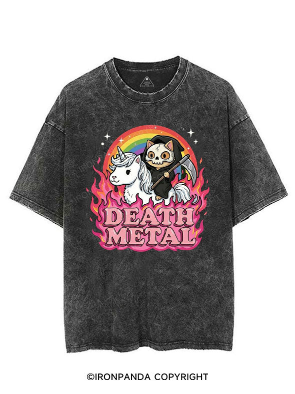 DEATH METAL VINTAGE GYM SHIRT