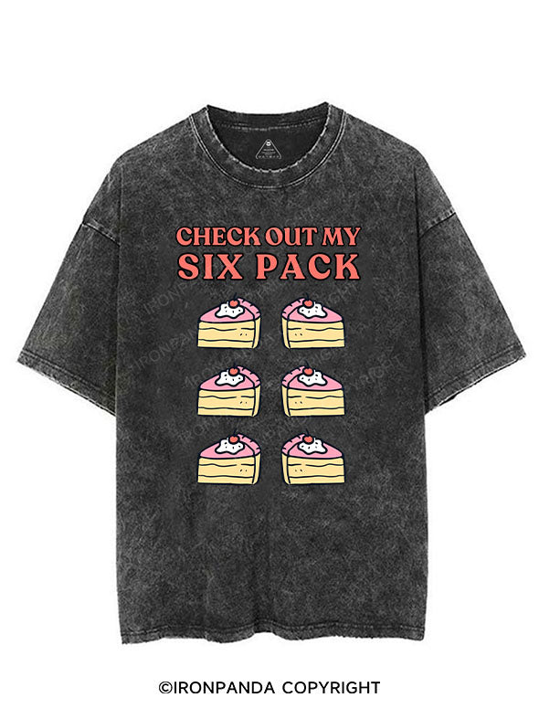 CHECK OUT MY SIX PACK VINTAGE GYM SHIRT