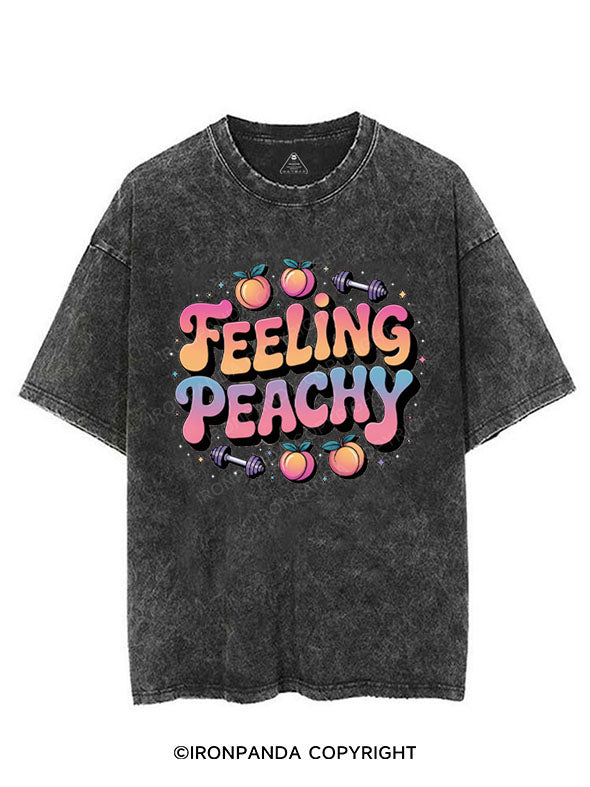 FEELING PEACHY VINTAGE GYM SHIRT