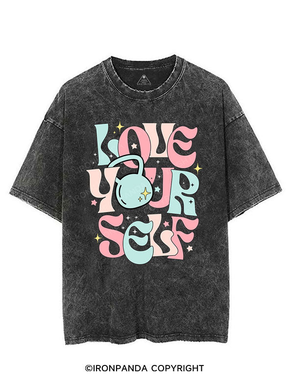 LOVE YOURSELF VINTAGE GYM SHIRT