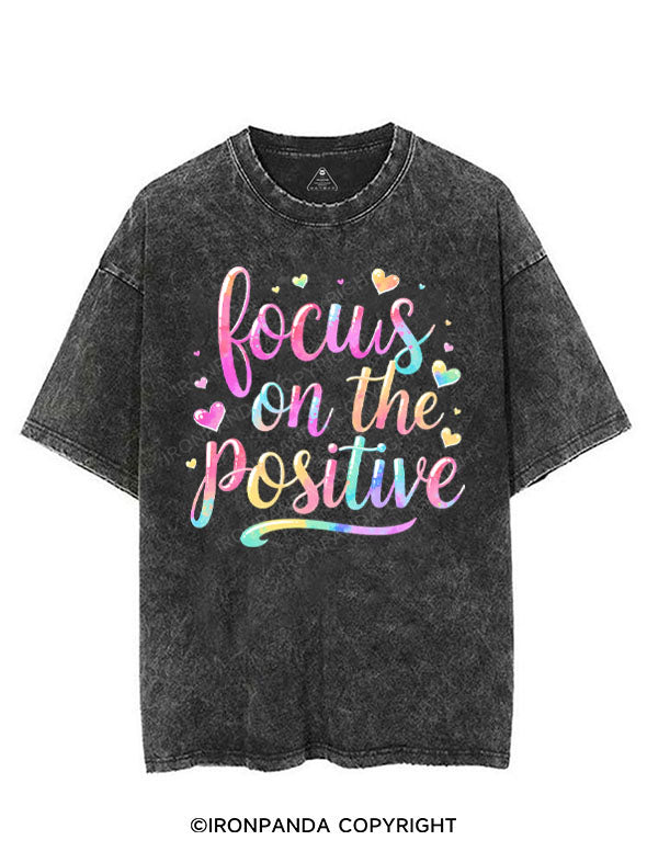 FOCUS ON THE POSITIVE VINTAGE GYM SHIRT