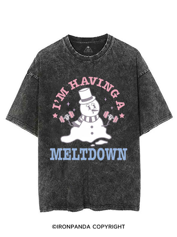 I'M HAVING A MELTDOWN VINTAGE GYM SHIRT