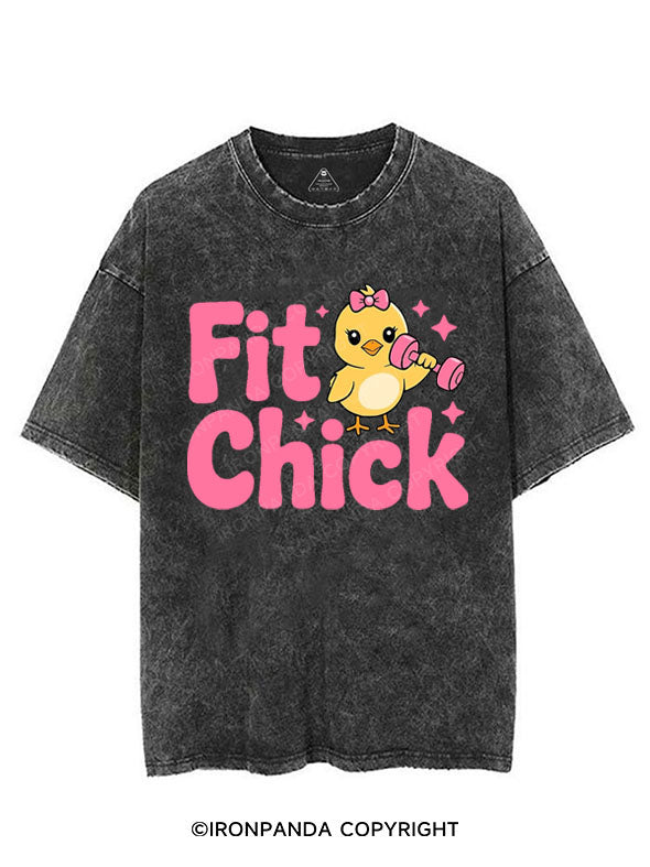 FIT CHICK VINTAGE GYM SHIRT
