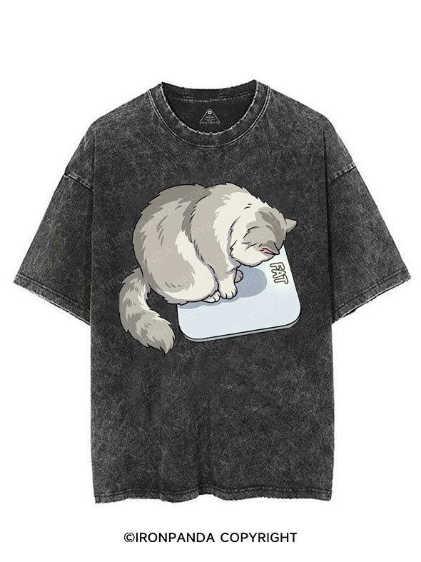FAT CAT MOMENT VINTAGE GYM SHIRT