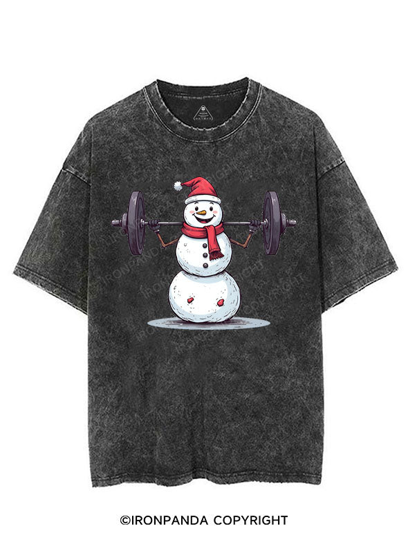 SNOWY GAINS VINTAGE GYM SHIRT