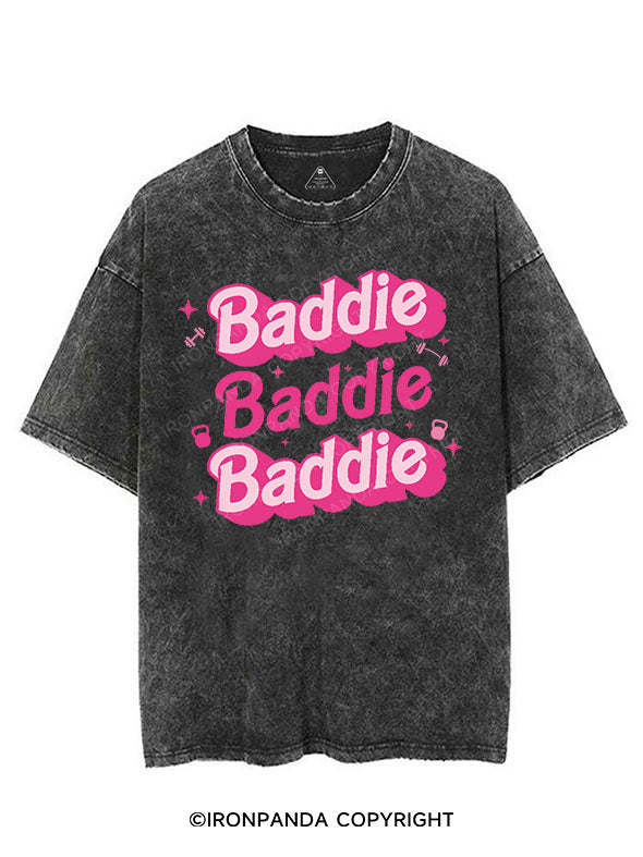 BADDIE BADDIE BADDIE VINTAGE GYM SHIRT