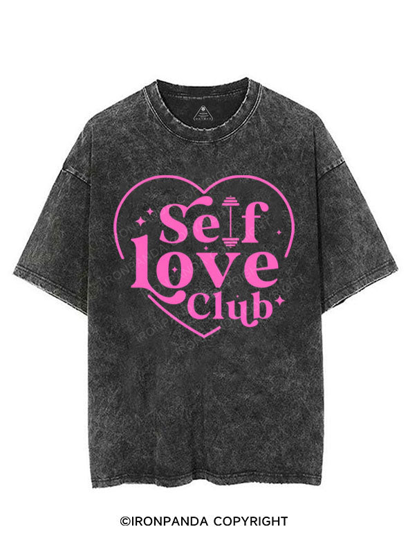 SELF LOVE CLUB VINTAGE GYM SHIRT
