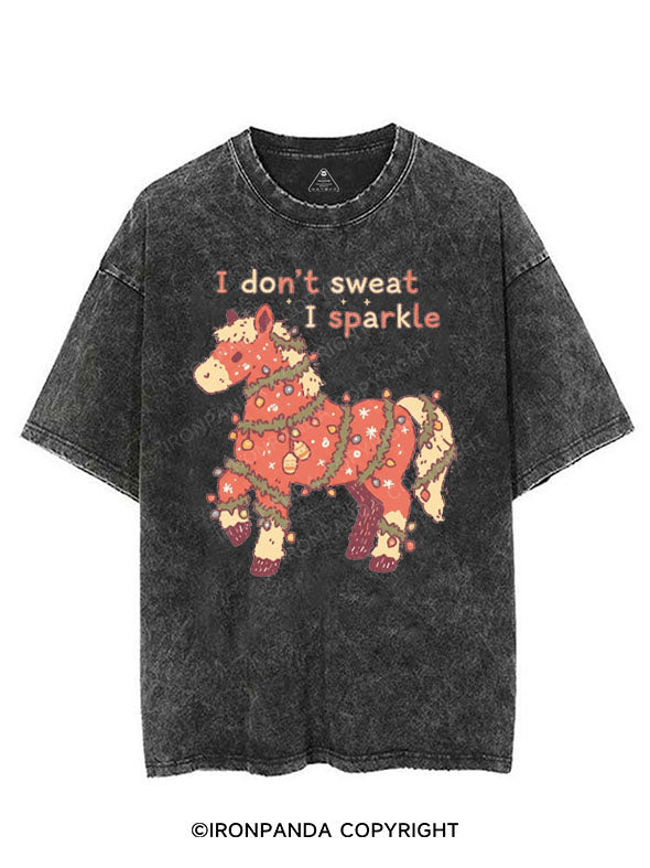 I DON'T SWEAT I SPARKLE VINTAGE GYM SHIRT