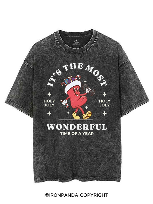 IT'S THE MOST WONDERFUL TIME OF A YEAR VINTAGE GYM SHIRT