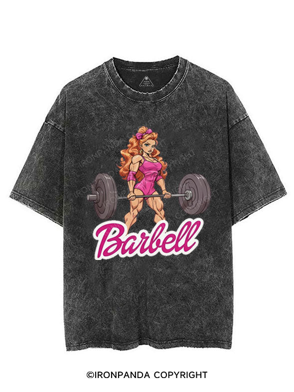 BARBELL VINTAGE GYM SHIRT