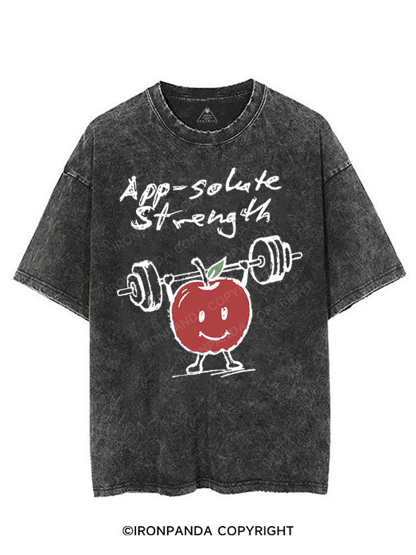 APP-SOLUTE STRENGTH VINTAGE GYM SHIRT