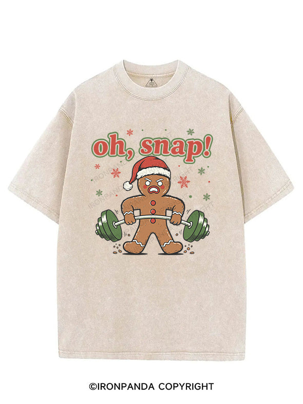oh,snap VINTAGE GYM SHIRT