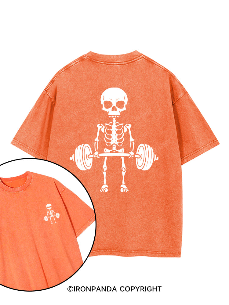 Deadlift Squad  printed Gym Shirt