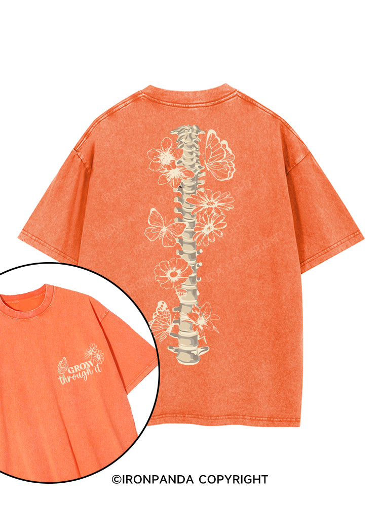 Grow Through It printed Gym Shirt