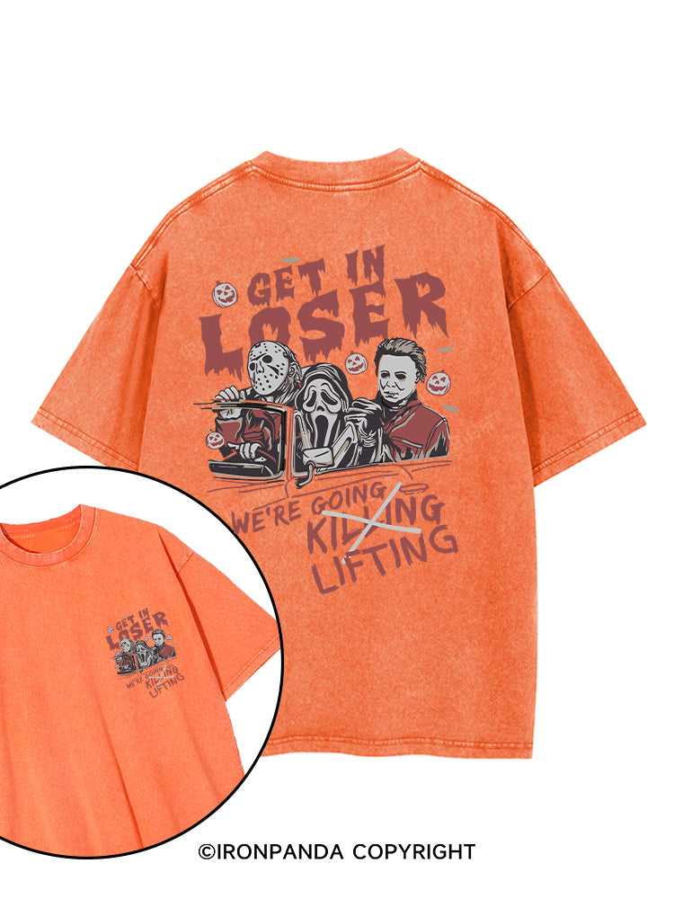 We’re Going Lifting printed Gym Shirt