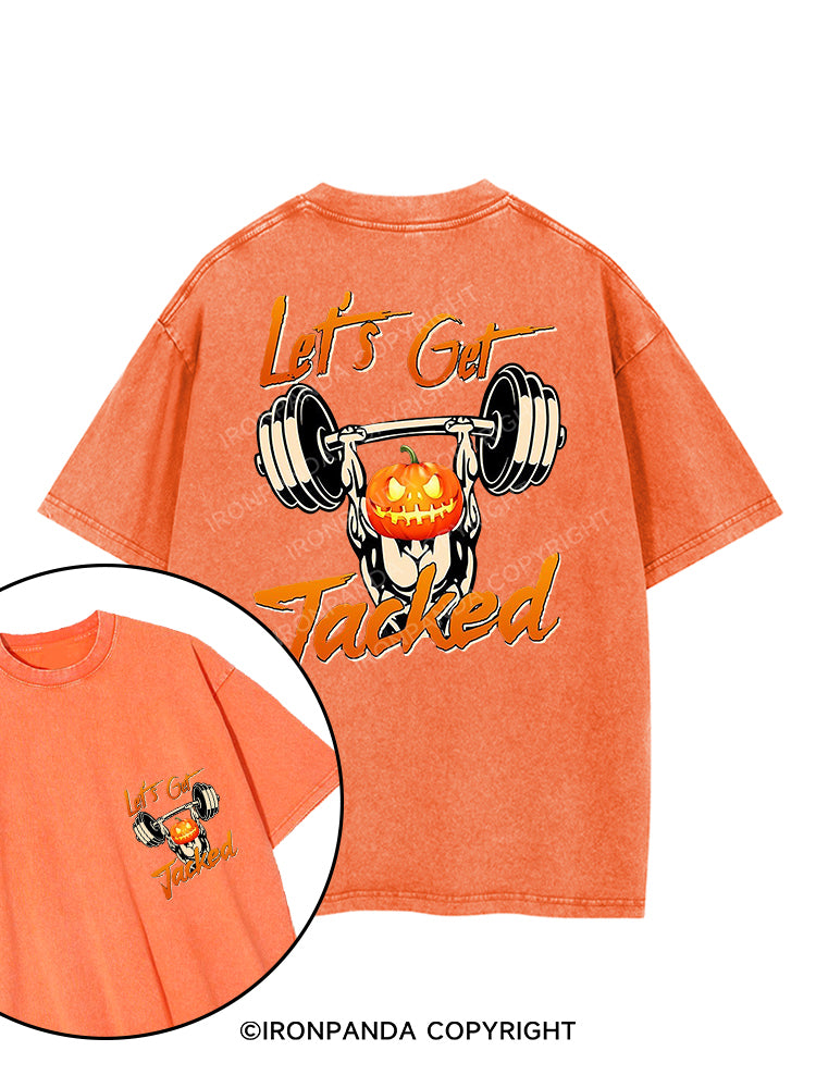 Lets Get Jacked printed Gym Shirt