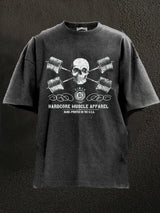 Outlaw Skull Washed Gym Shirt