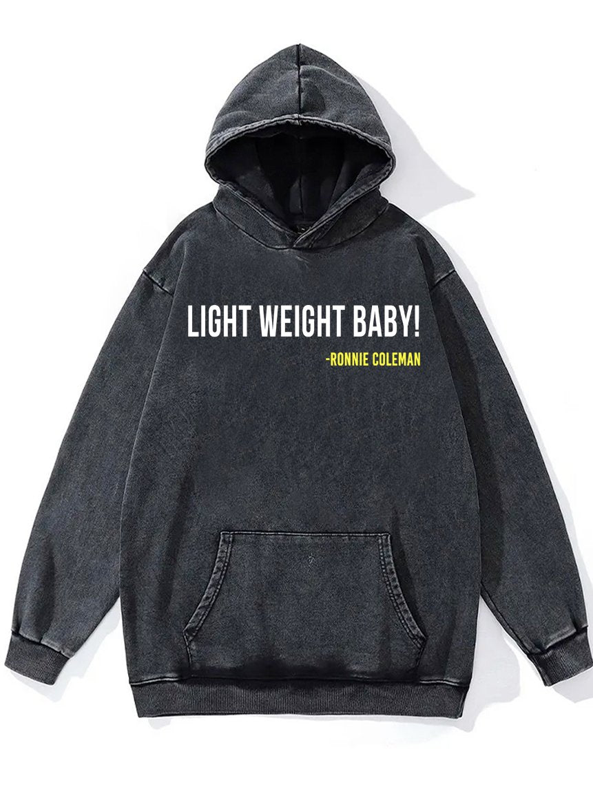 LIGHT WEIGHT BABY Washed Gym Hoodie