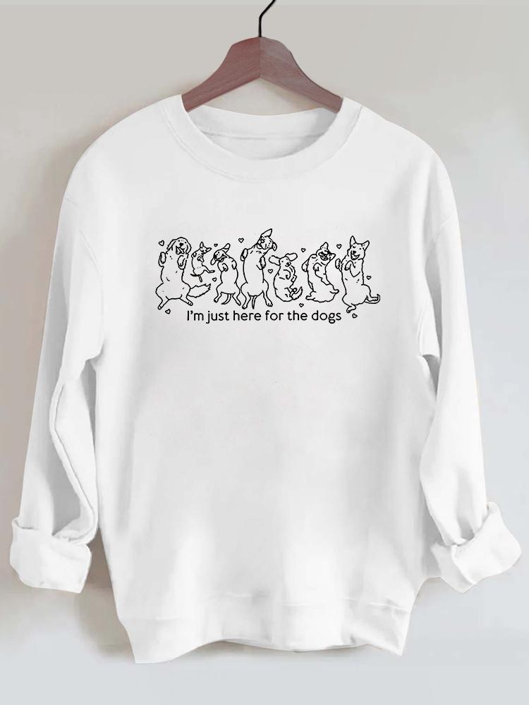 I'm Just Here for The Dog Gym Sweatshirt