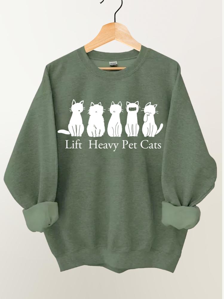 Lift Heavy Pet Cat Gym Sweatshirt