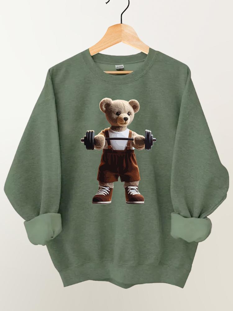 Weightlifting Toy Bear Gym Sweatshirt