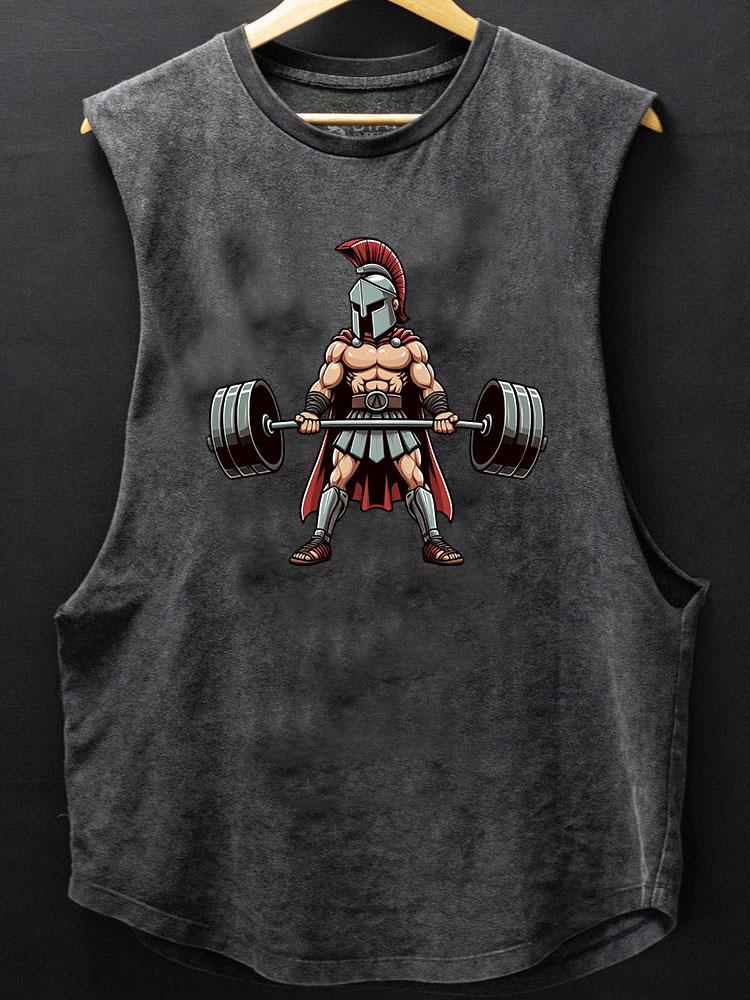 SPARTAN DEADLIFT BOTTOM COTTON TANK