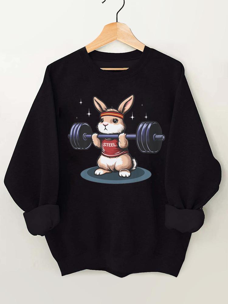 Lifting Rabbit Gym Sweatshirt