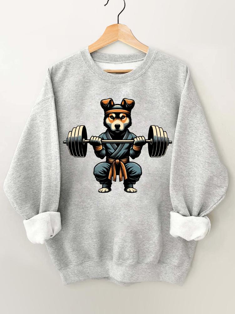 Lift Heavy Dog Gym Sweatshirt