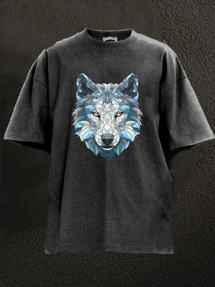 Wolf Mens Washed Gym Shirt