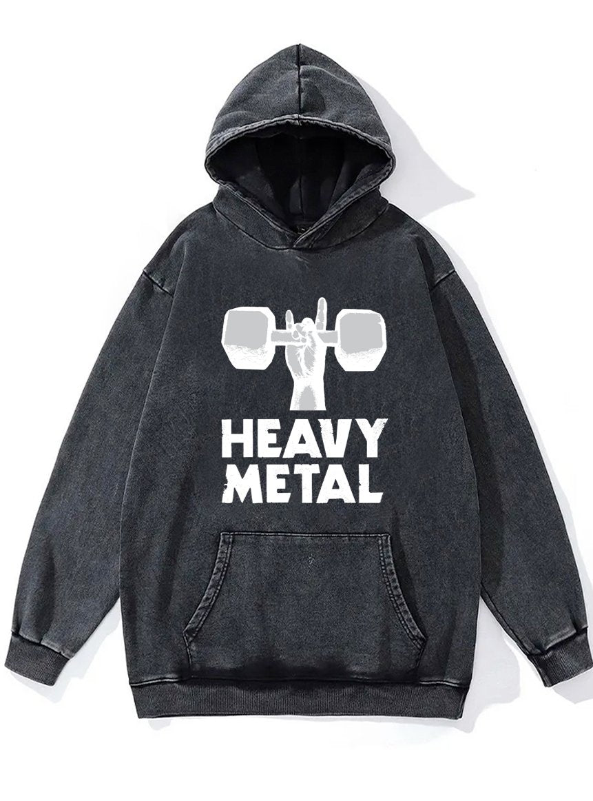 Heavy Metal Washed Gym Hoodie