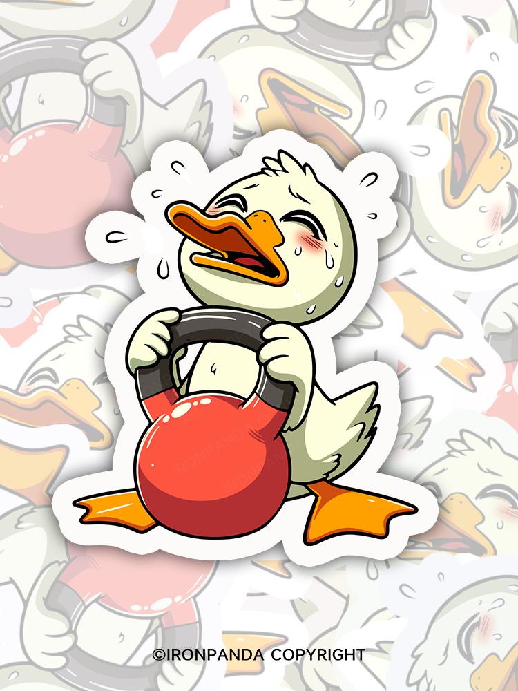 IronPanda Kettlebell duck Sticker