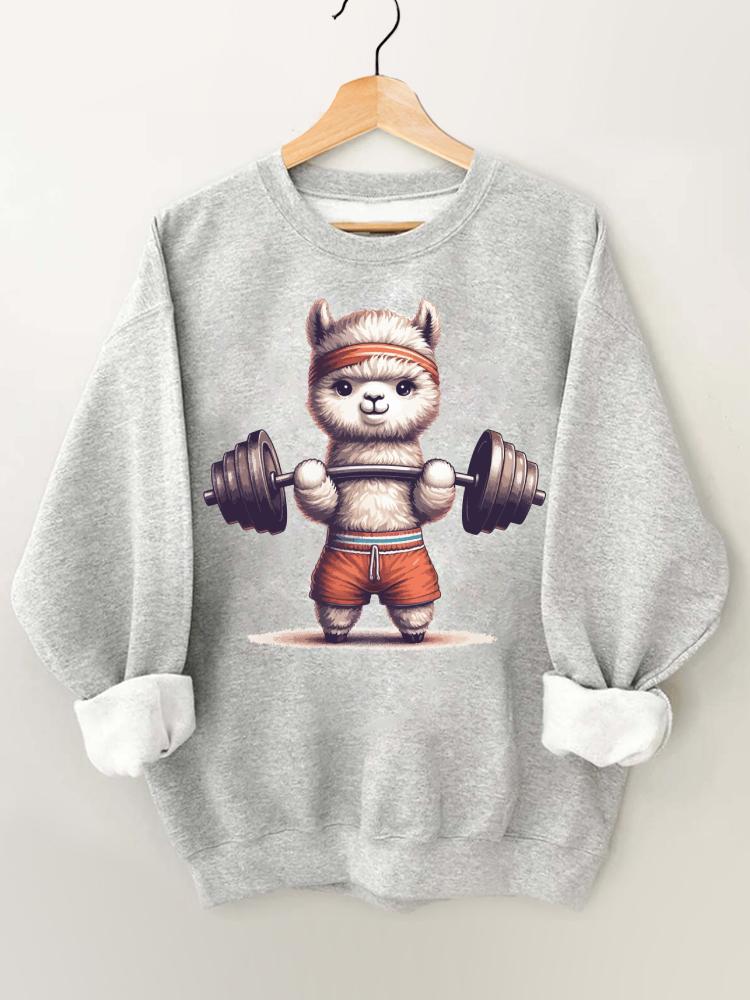 Lift Heavy Alpaca Gym Sweatshirt