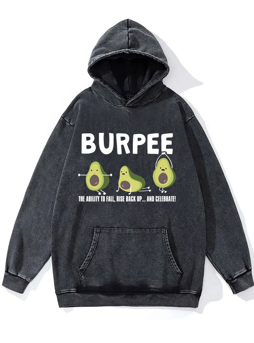 BURPEE AVOCADO Washed Gym Hoodie