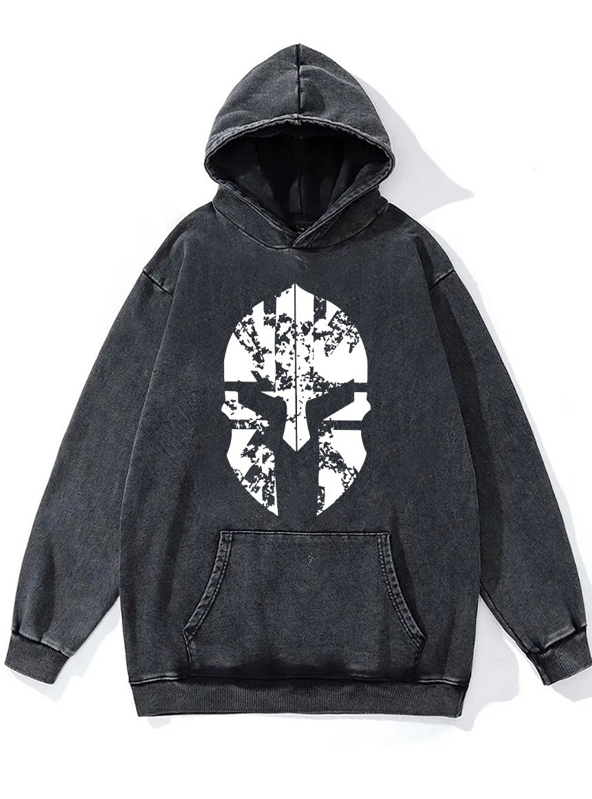 SPARTAN HELMET Washed Gym Hoodie