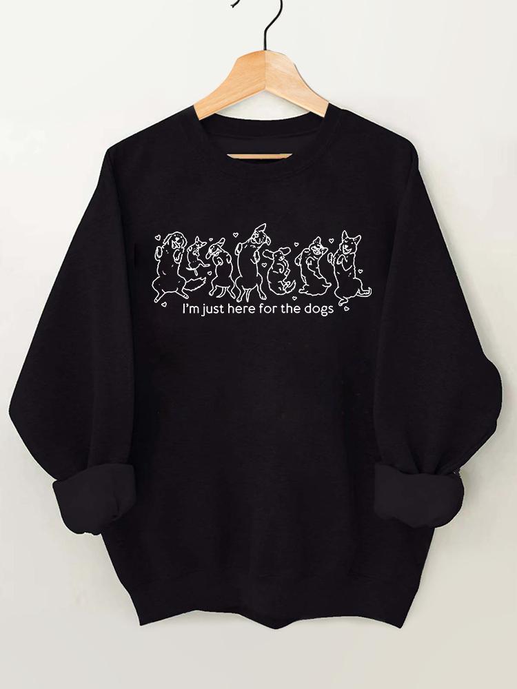 I'm Just Here for The Dog Gym Sweatshirt